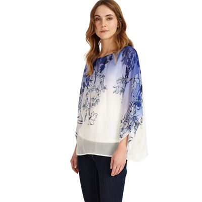 Multi-coloured Noella print blouse